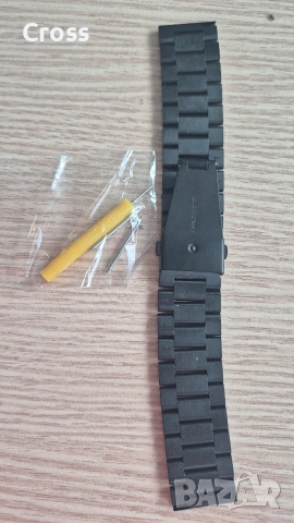 5 броя чисто нови каишки/верижки за часовници с размер 22 мм, снимка 5 - Мъжки - 53085102