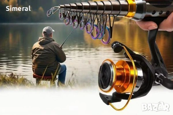 Въдица фидер / Feeder с макара 3.60 М + Подарък риб. принадлежности, снимка 2 - Въдици - 53572569