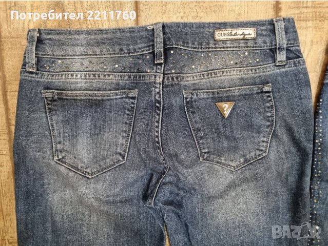 Дамски дънки с камъчета Liu Jo , снимка 3 - Дънки - 38922880