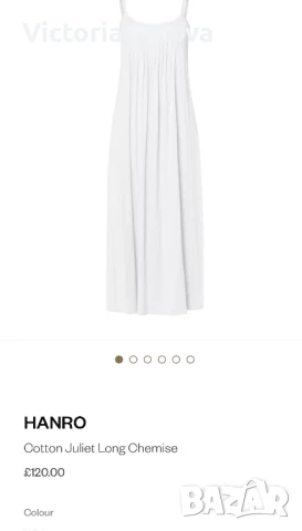 LUXURY рокля HANRO мерсеризиран памук Швейцария, снимка 8 - Рокли - 50856906