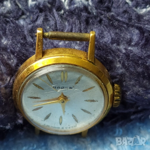 Съветски часовник позлатена рамка , снимка 3 - Антикварни и старинни предмети - 51234079