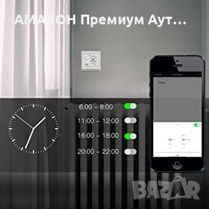 MoesGo Smart WI-FI програмируем термостат 16A/температурен контролер за ел. отопление,Tuya/SmartLife, снимка 3 - Други - 40804219