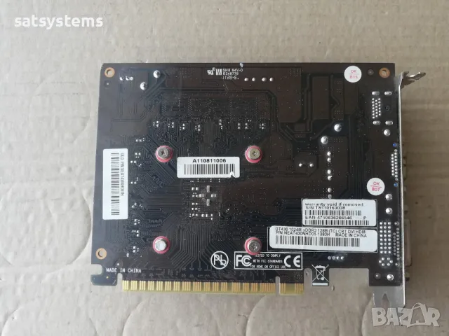 Видео карта NVidia GeForce Palit GT430 HDMI 1024MB GDDR3 128bit PCI-E, снимка 8 - Видеокарти - 47828220