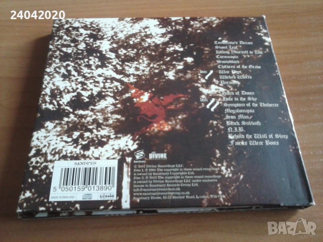 Black Sabbath – Past Lives 2CD оригинален двоен диск, снимка 3 - CD дискове - 53854137