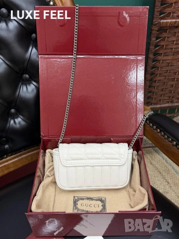Gucci ⚜️ Естествена Кожа ⚜️, снимка 15 - Чанти - 53458629