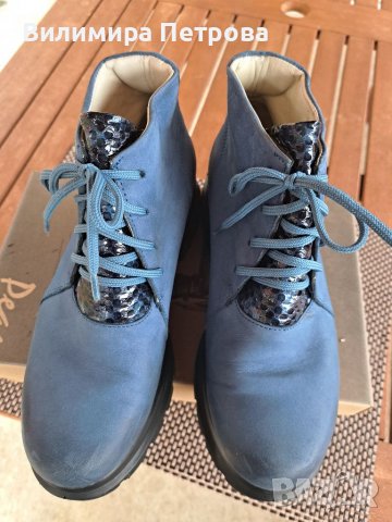 Дамски боти от естествена кожа , снимка 14 - Дамски боти - 38700426