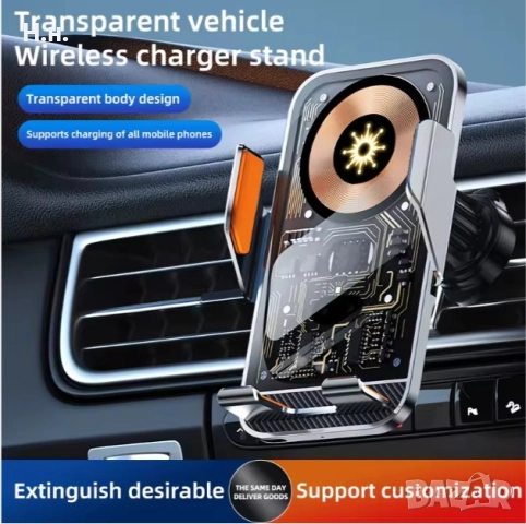 Стойка за телефон и безжично зарядно