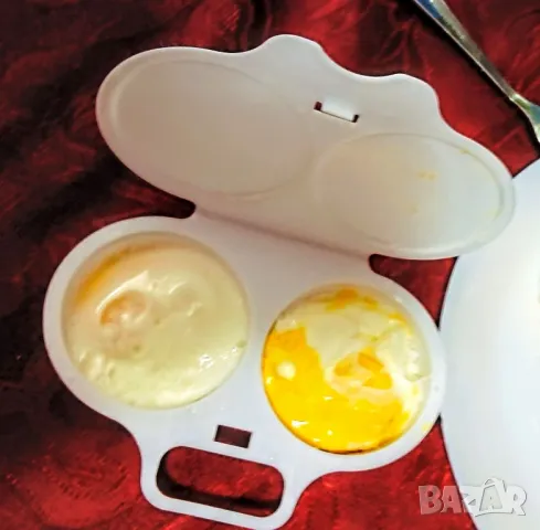 Устройство за яйца на очи , приготвяне в Микровълнова фурна!, снимка 6 - Прибори за хранене, готвене и сервиране - 49961607