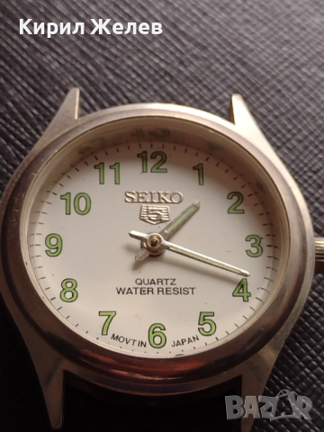 Часовник SEIKO QUARTZ WATER RESIST JAPAN MOVT без стъкло за части колекция 43604, снимка 2 - Други - 44774161