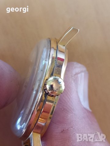 Позлатен съветски механичен часовник Восток 17 jewels, снимка 5 - Мъжки - 41015622