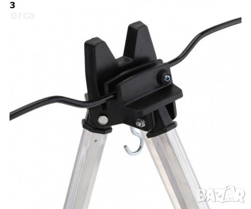 Тринога за риболов OSAKO – алуминиева регулируема стойка с 6 гнезда, снимка 4 - Такъми - 34599158
