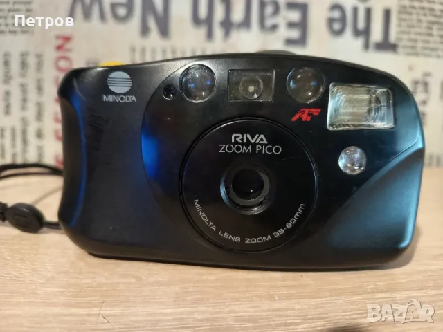 Лентов Фотоапарат"Minolta" Riva Zoom Pico.38-80mm., снимка 12 - Фотоапарати - 49333657