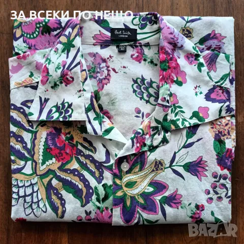 МЪЖКИ РИЗИ, ХАВАЙКИ С КЪС РЪКАВ -  PAUL SMITH LONDON, снимка 6 - Ризи - 50427503