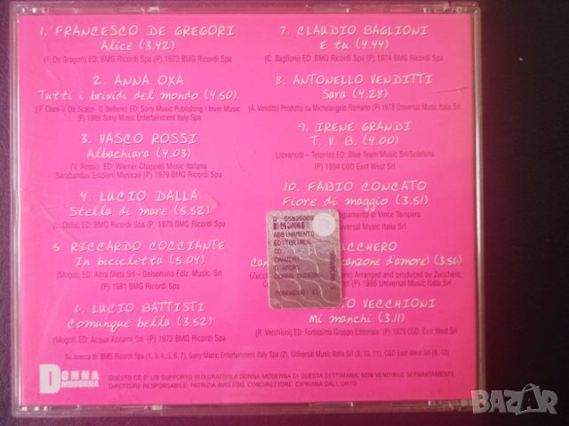 Canta Il Cuore 1 - Le Più Belle Canzoni D'Amore Italiane - оригинален диск компилация, снимка 2 - CD дискове - 44393008