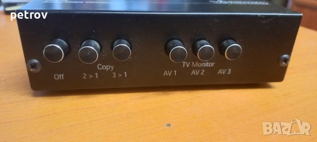 SBX 94SE AV CONTROL 3 -Vivanco RGB Scart превключвател / сплитер /, снимка 2 - Приемници и антени - 42590601