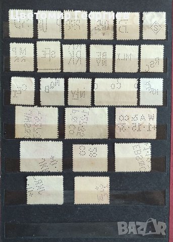 Перфини Америка 25 бр., снимка 2 - Филателия - 40956232