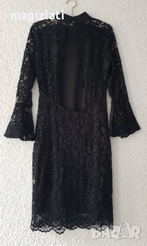 Дамска дантелена рокля размер С, снимка 4 - Рокли - 38612723