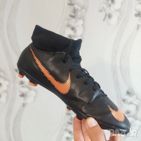 бутонки Nike MercurialX SuerflyX 6 Club FG/MG номер 43,5-44, снимка 11 - Футбол - 51842890