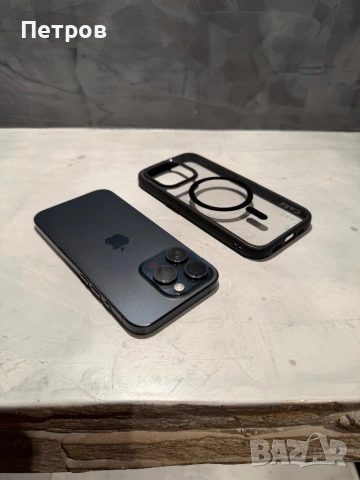 100% battery! Iphone 15 Pro 256 GB Blue Titanium