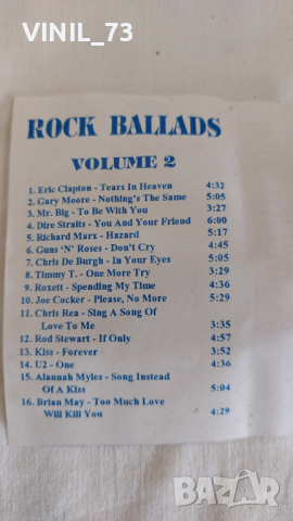  Rock Ballads Volume 2, снимка 3 - Аудио касети - 44836579