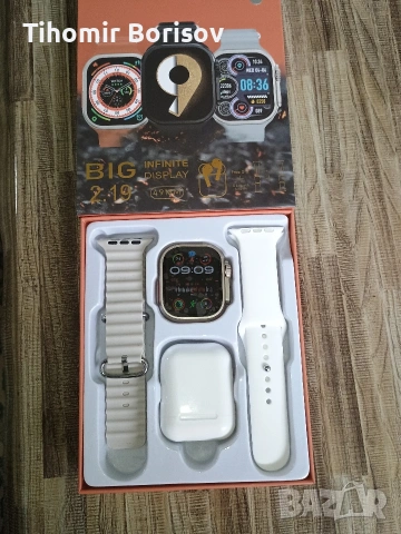 Смарт часовник с слушалки , снимка 2 - Смарт часовници - 53137154