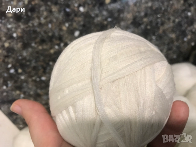 Продавам прежда-памук.Количество-4кг, снимка 4 - Декорация за дома - 51642873