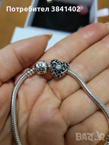 Гривна Pandora с талисмани, снимка 10 - Гривни - 55972268