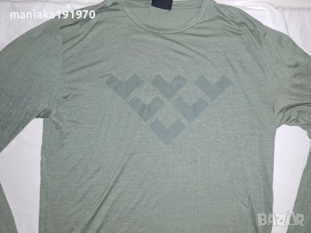 Black Crows Chevron Merino Blend Long Sleeve Lightweight Shirt (XXL) мъжка мерино блуза 100% Merino , снимка 3 - Спортни дрехи, екипи - 50228856