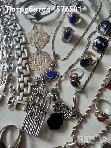 сребро 925 всичко е тествано и проверено, снимка 2 - Колиета, медальони, синджири - 52670289