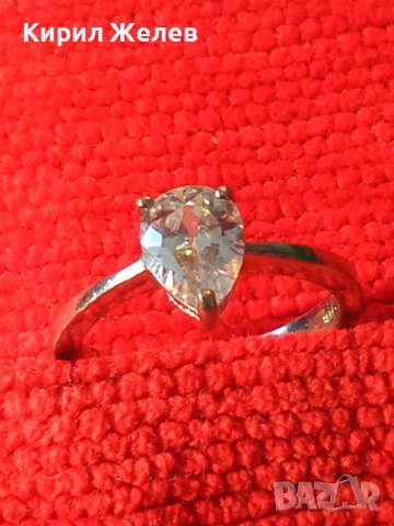 ЕЛЕГАНТЕН СКЪПОЦЕНЕН ФЕШЪН АРТ ПРЪСТЕН СРЕБРО 925 с ЮВЕЛИРНО ФАСЕТИРАН ЦИРКОН 34606, снимка 4 - Пръстени - 39471365