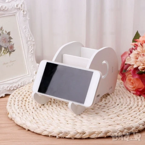 Поставка за съхранение на училищни и офис консумативи – Органайзер с държач за химикалки и телефон в, снимка 6 - Други стоки за дома - 51063088