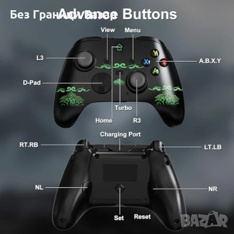 Нов джойстик Жичен гейм контролер за Xbox One Series X|S PC с жак 3.5 мм, снимка 2 - Аксесоари - 53827349