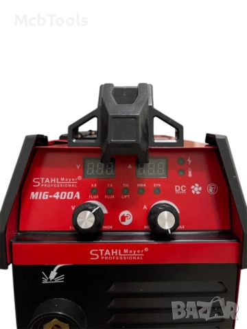 Телоподаващ апарат MIG, MAG, MMA за заваряване без газ 400А STAHLMAYER-RED, снимка 4 - Други машини и части - 52584076