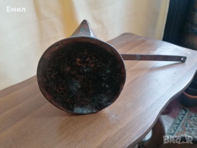 Голямо старо медно джезве, снимка 5 - Колекции - 35881701