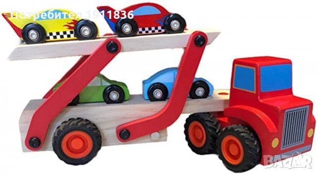 Mini matters car transporter, снимка 1 - Коли, камиони, мотори, писти - 34146462