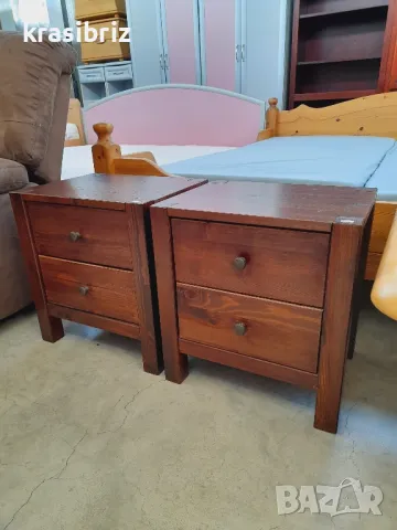 Масивни Нощни Шкафчета-ОБЯВЕНАТА ЦЕНА Е ЗА БРОЙ!-внос от Германия!, снимка 3 - Шкафове - 47615505
