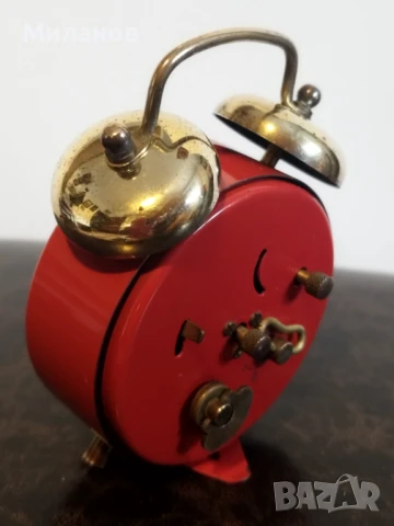 Стар анимиран будилник, настолен часовник, снимка 4 - Антикварни и старинни предмети - 51372900