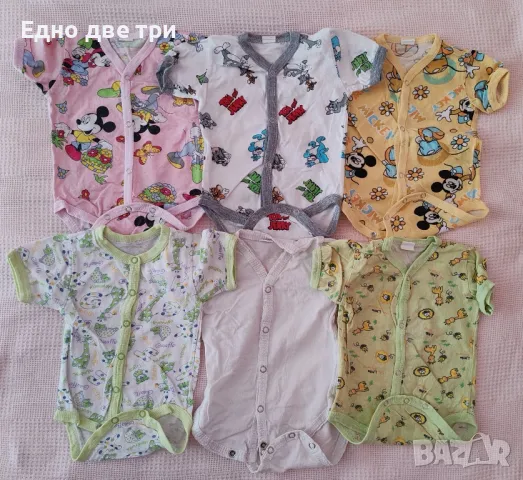 Бебешки бодита, ромпъри и други 0-6 м., снимка 14 - Комплекти за бебе - 49543715