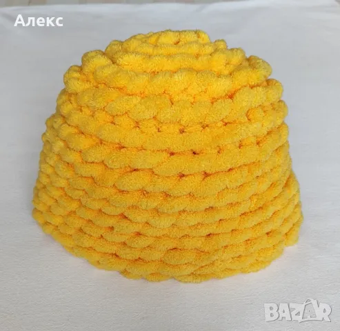 плетена шапка , снимка 3 - Шапки - 48962382