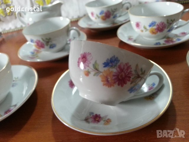 Стар немски порцелан чаши за чай , снимка 4 - Антикварни и старинни предмети - 40551718