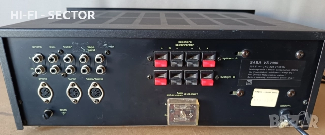 SABA VS 2080 усилвател , снимка 3 - Ресийвъри, усилватели, смесителни пултове - 52423177