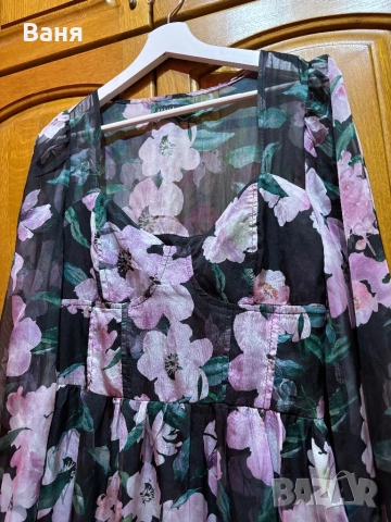 Флорална рокла mohito, снимка 3 - Рокли - 52915804