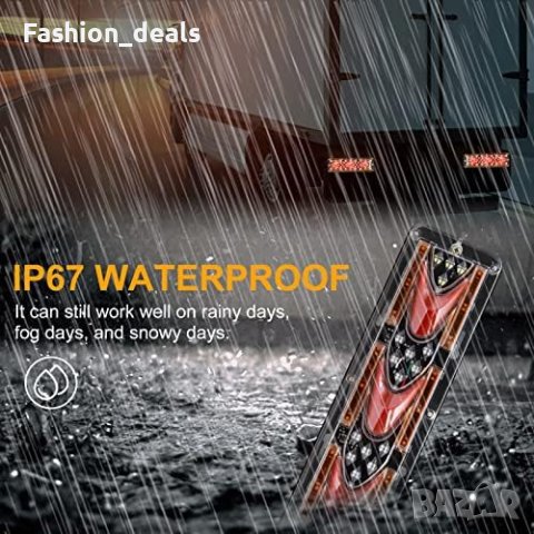 Нови 1 чифт LED задни спирачни светлини за камиони 24V , снимка 7 - Аксесоари и консумативи - 41742890