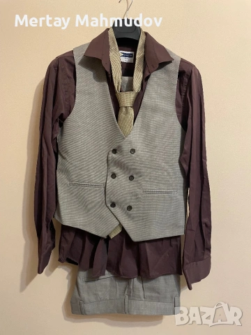 Мъжки костюм - цял комплект, снимка 2 - Костюми - 53263364