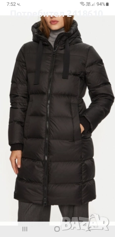 Marc O Polo Womens Long Down Jacket Size 34 -XS /  S  ОРИГИНАЛ! Дамскo яке пух Парка!, снимка 2 - Якета - 52544292