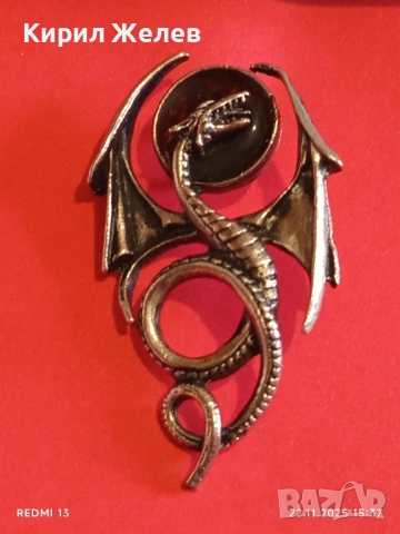 Медальон Whitby Wyrm Alchemy Gothic Dragon 52166