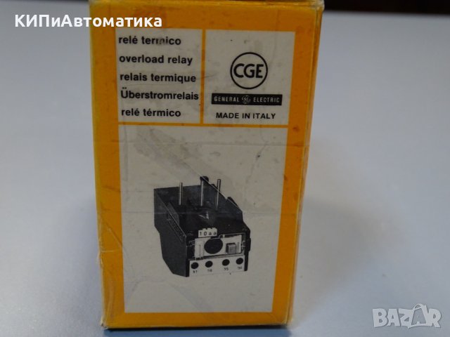 термореле General Electric CGE BRS1 MS 15 overload relay, снимка 10 - Резервни части за машини - 42539940