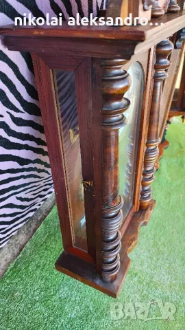 стар немски антикварен часовник, снимка 2 - Антикварни и старинни предмети - 48409817