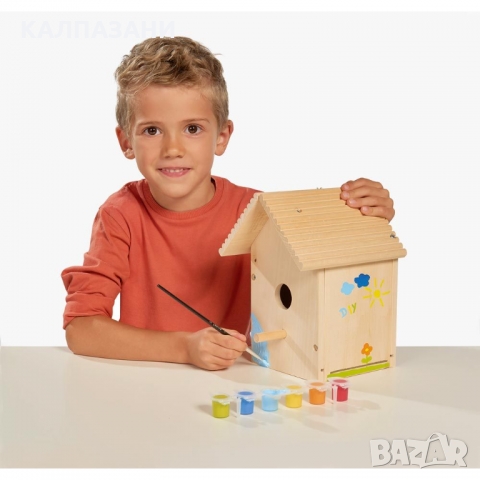 EICHHORN Къщичка за птици за оцветяване 100004581, снимка 2 - Рисуване и оцветяване - 36056571