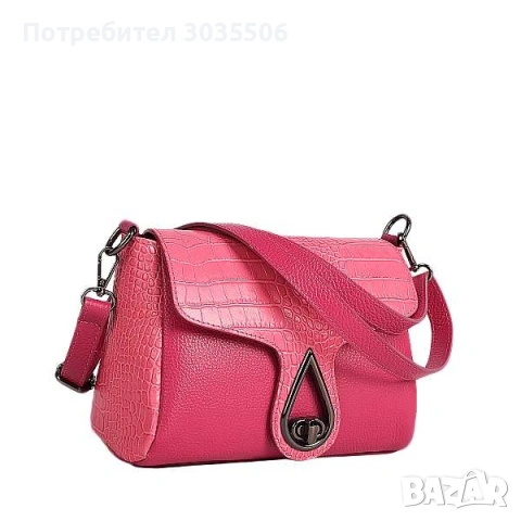 Нова дамска чанта ест. кожа, снимка 8 - Чанти - 53858811